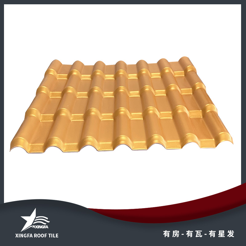 南昌金黄合成树脂瓦 南昌平改坡树脂瓦 质轻坚韧安装方便 中国优质制造商